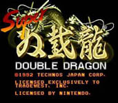 une photo d'Ã©cran de Return of Double Dragon sur Nintendo Super Nes